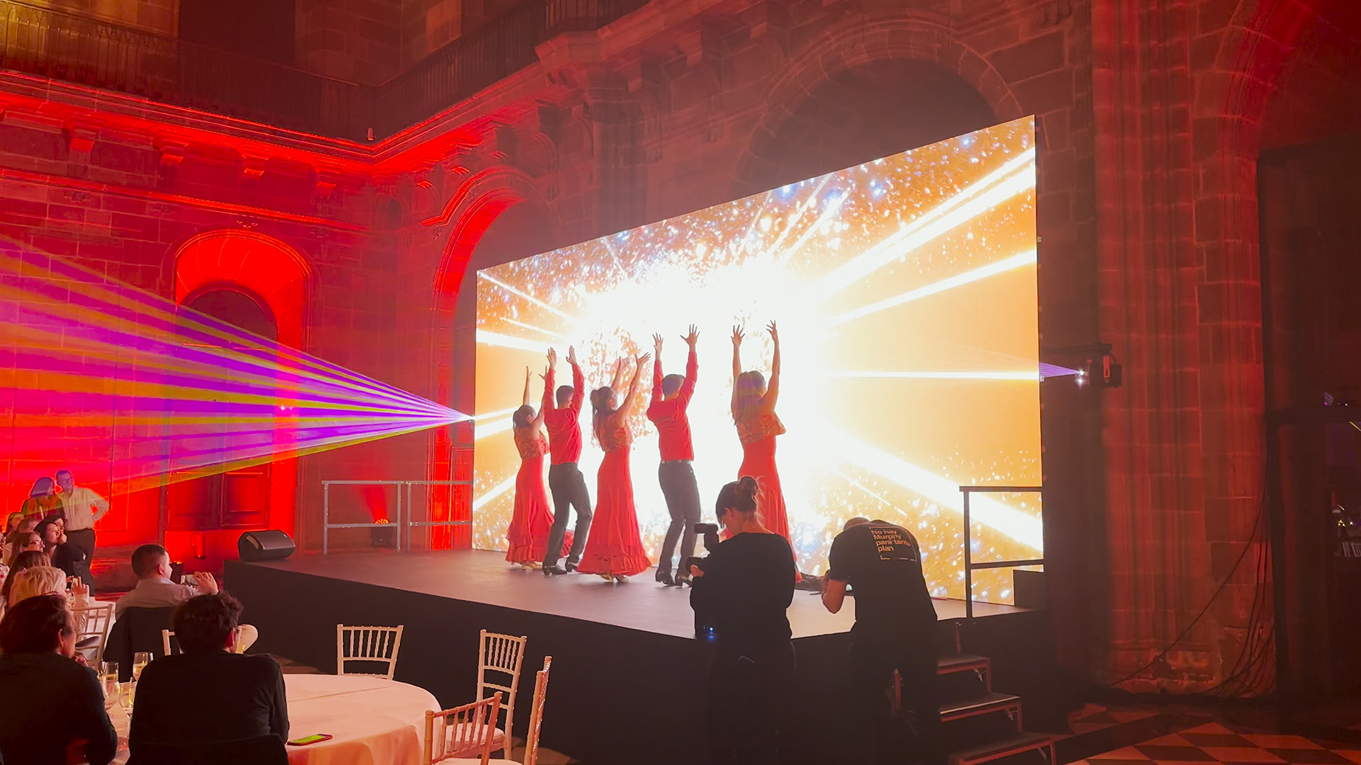 Visual Flamenco Show Asturias, fusión de danza y videoarte. Flamenco mapping