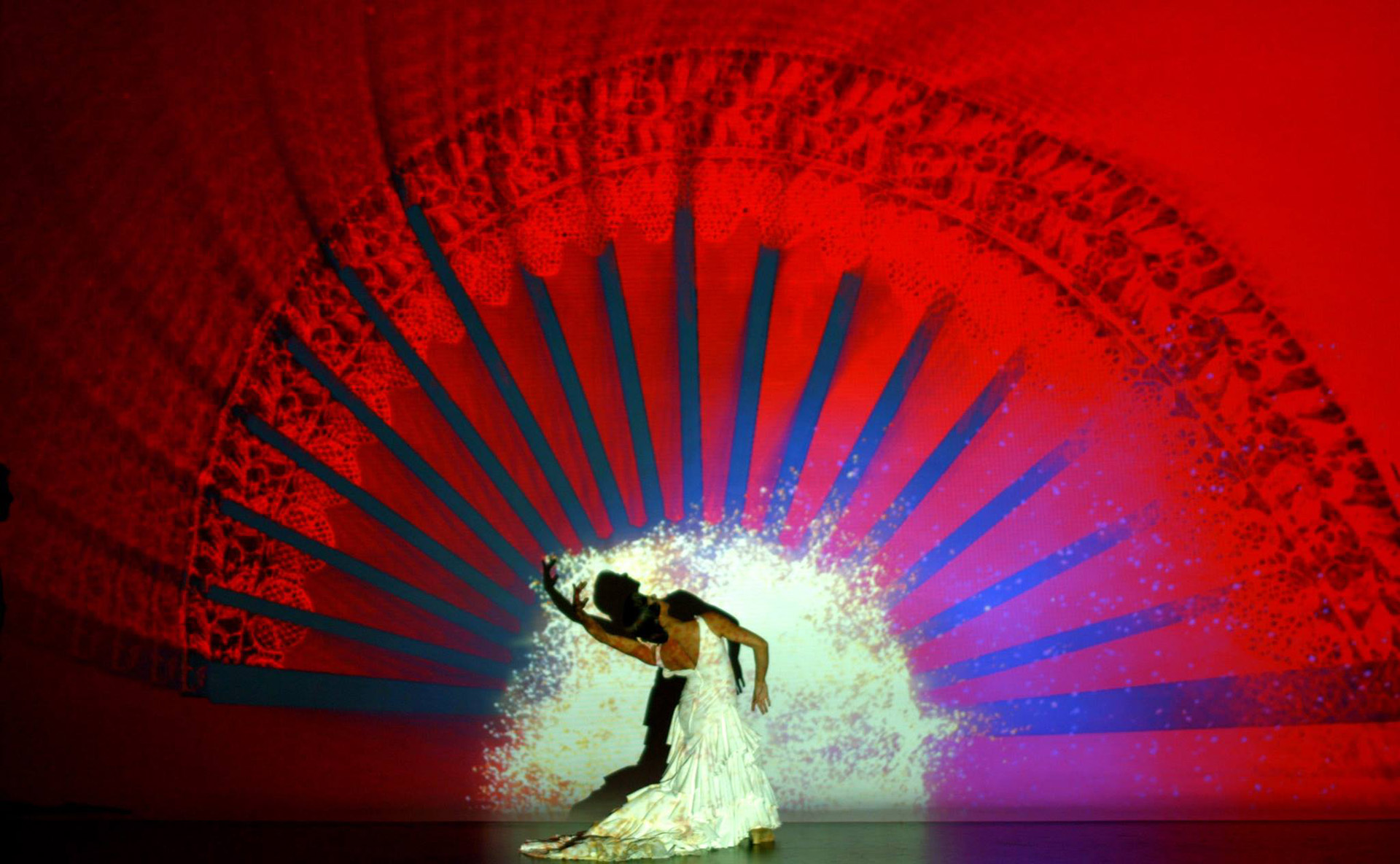 Visual Flamenco Show, fusión de danza y videoarte. Flamenco mapping