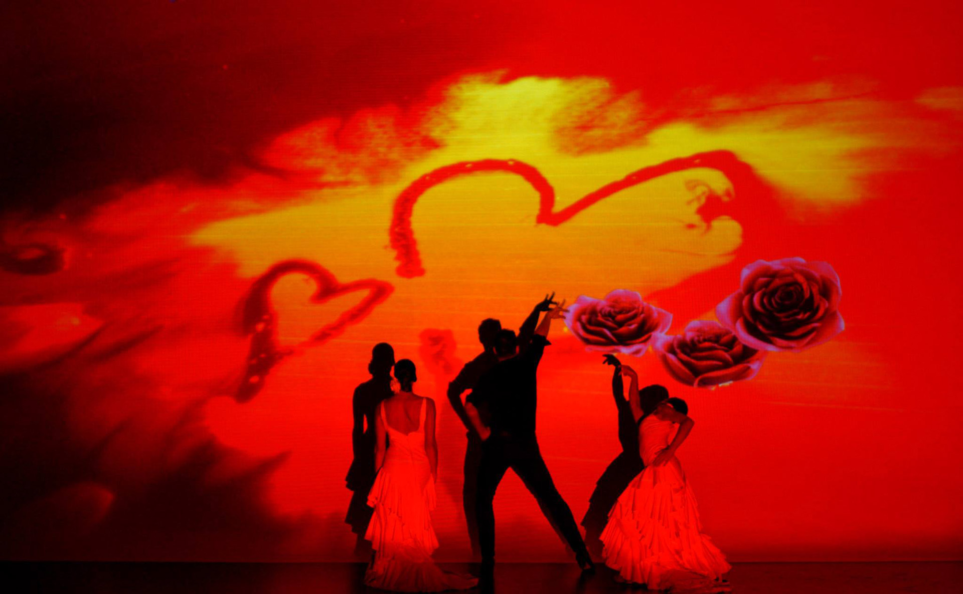 Visual Flamenco Show, fusión de danza y videoarte. Flamenco mapping