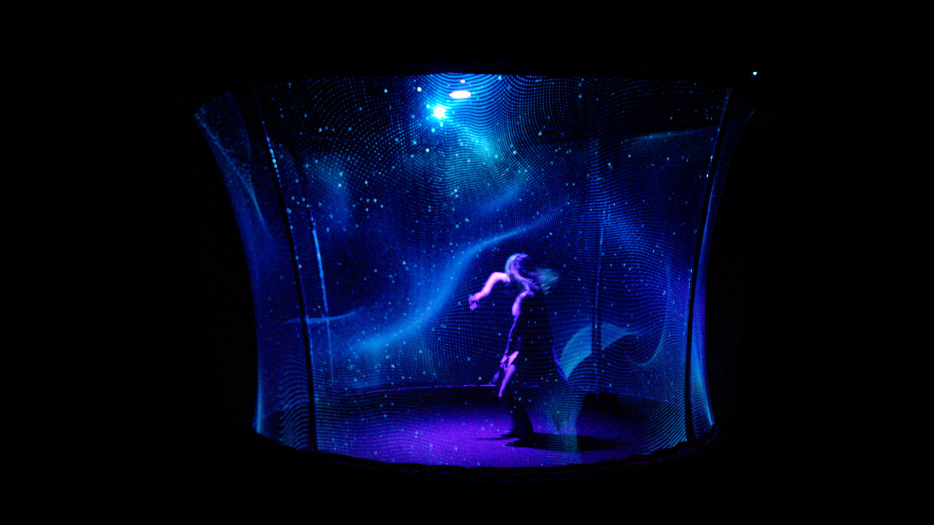 Ensayo de Holovortex, nuevo concepto de espectáculo 360