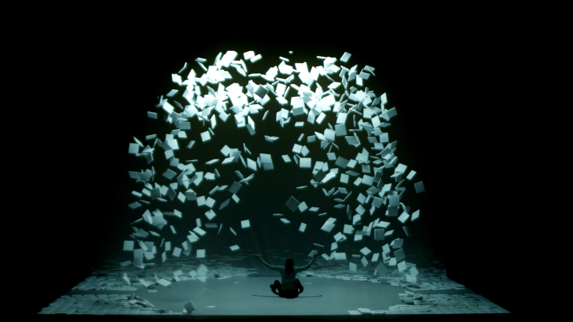 Danza y video mapping Immersive Dreams
