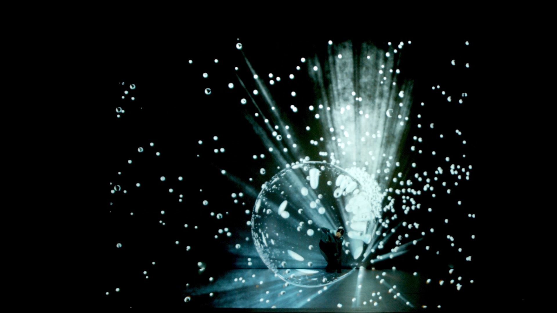 Danza y video mapping Immersive Dreams