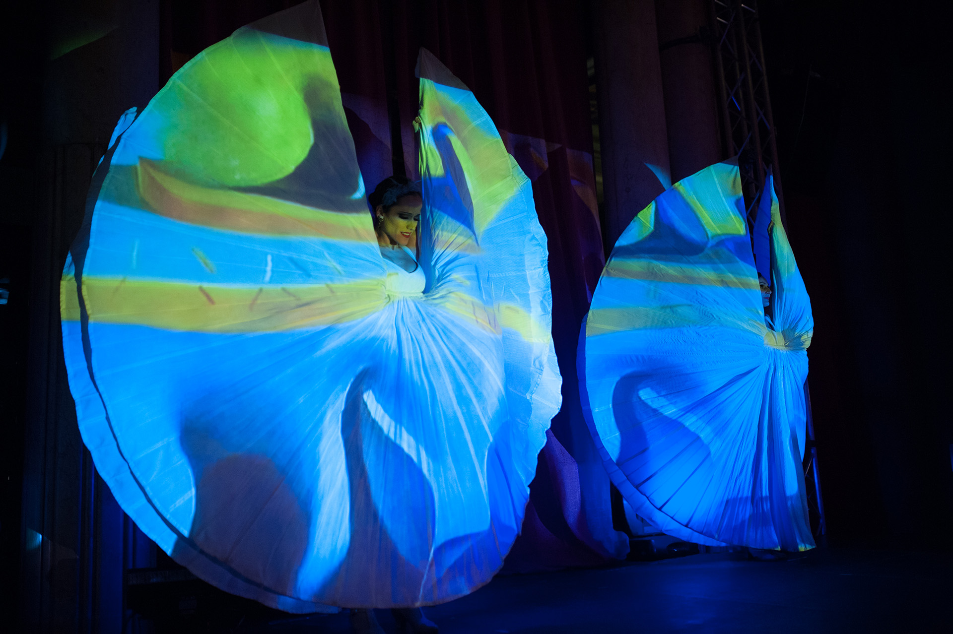 Espectáculo con bailarina Screen Dancers