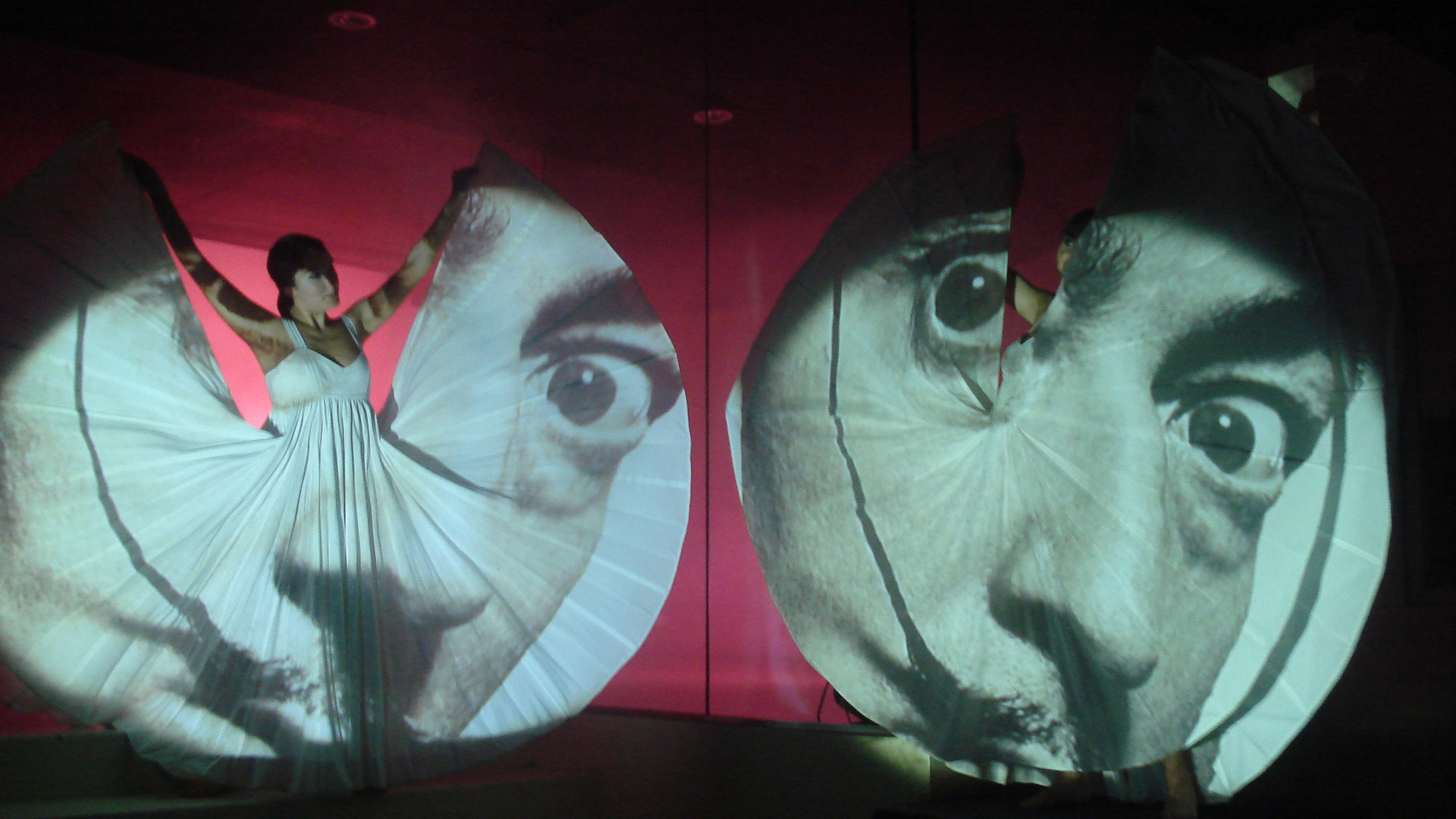 Espectáculo con bailarina Screen Dancers