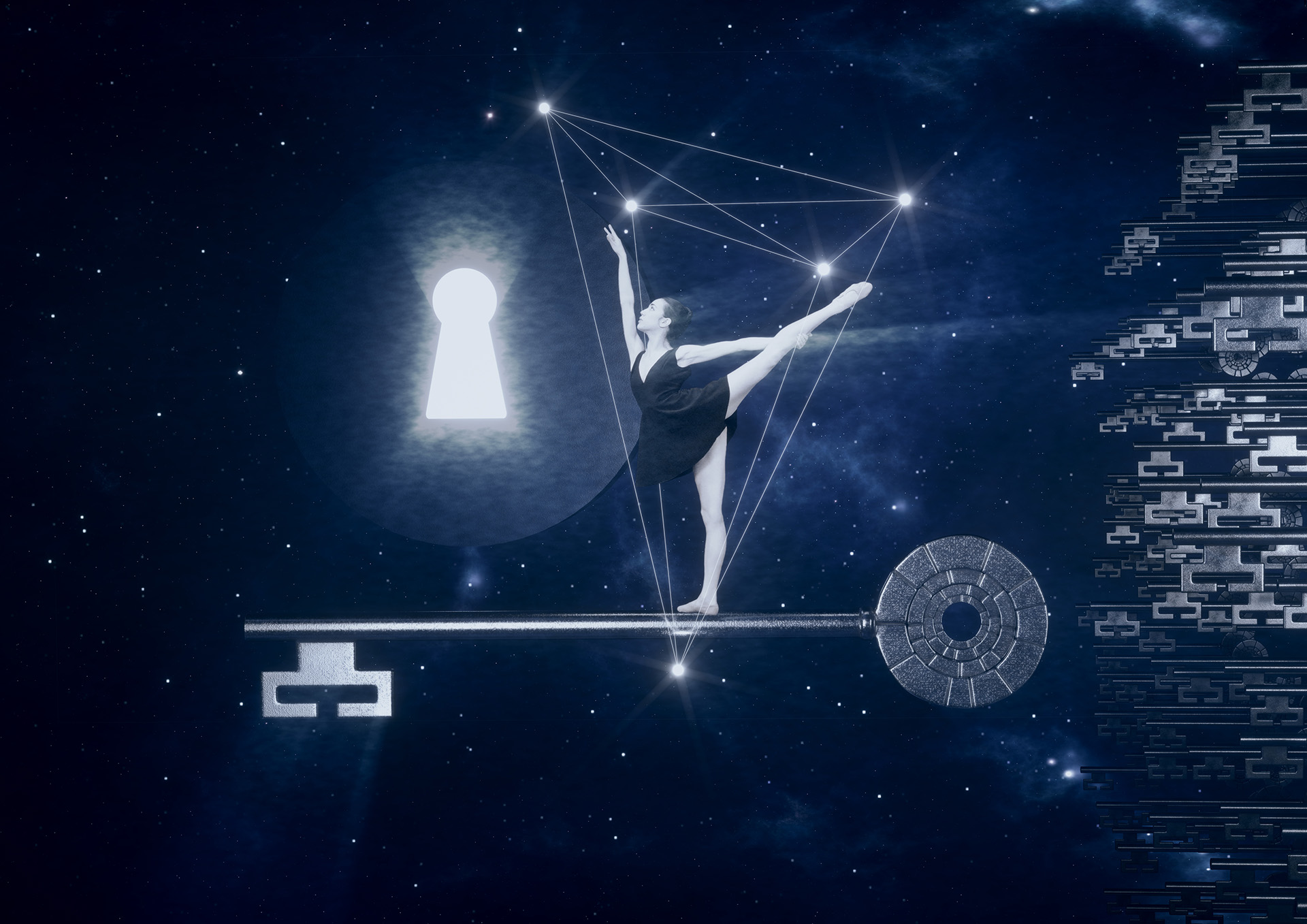 Producción virtual de dance mapping Surreal Soul Keys