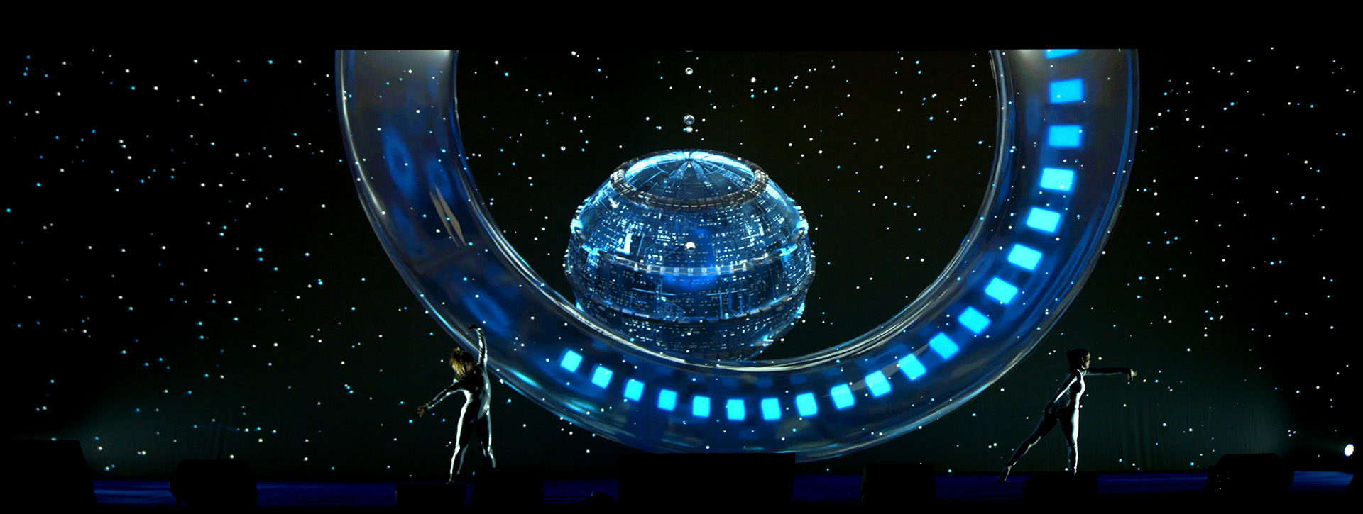 Espectáculo de Tech Dance Mapping