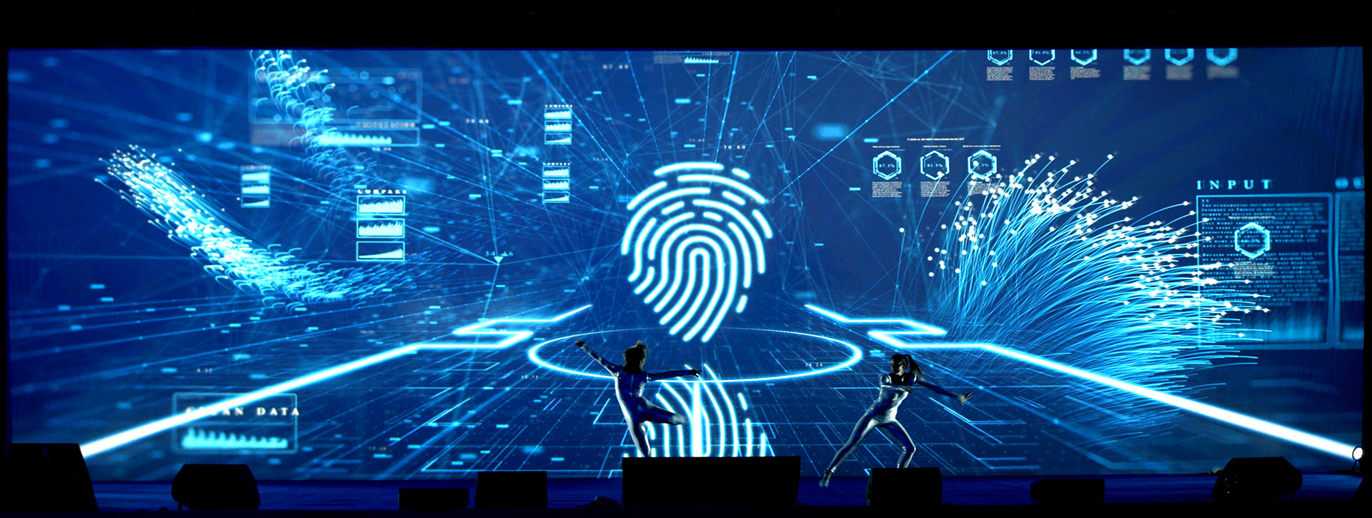 Espectáculo de Tech Dance Mapping